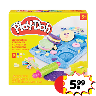 Play-Doh Cookie creations kleiset