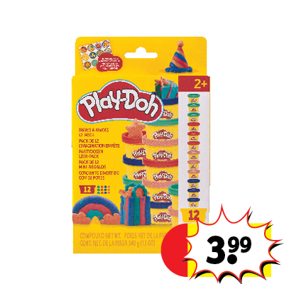 Play-Doh Treats and favors kleipotjes