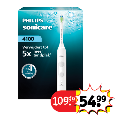Philips elektrische tandenborstel 4100 wit