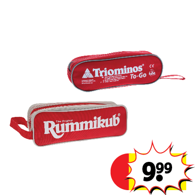 Goliath Triominos en Rummikub in tasje