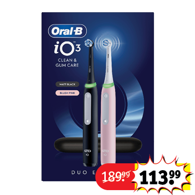 Oral-B elektrische tandenborstel iO3 DUO