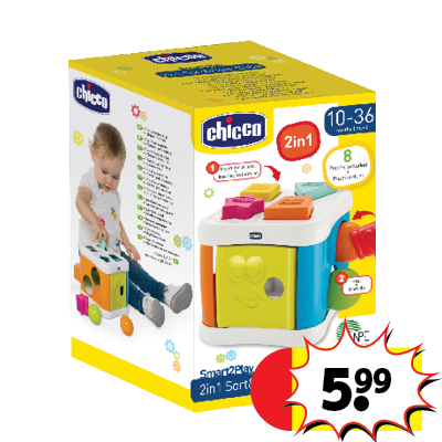 Chicco 2in1 Sort & Beat Cube