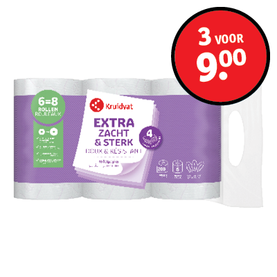 Kruidvat toiletpapier 4-laags