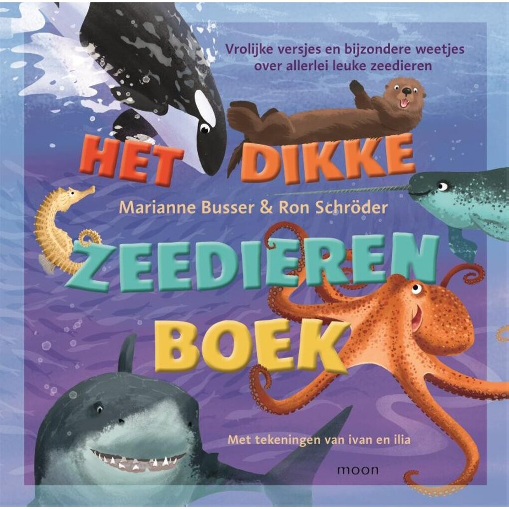 Het Dikke Zeedieren Boek - Marianne Busser & Ron Schröder Kinderboek Het Dikke Zeedieren Boek - Marianne Busser & Ron Schröder Kinderboek