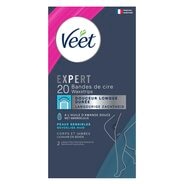 Afbeelding van Veet Expert Koude Waxstrips Benen Sensitive - 20 stuks