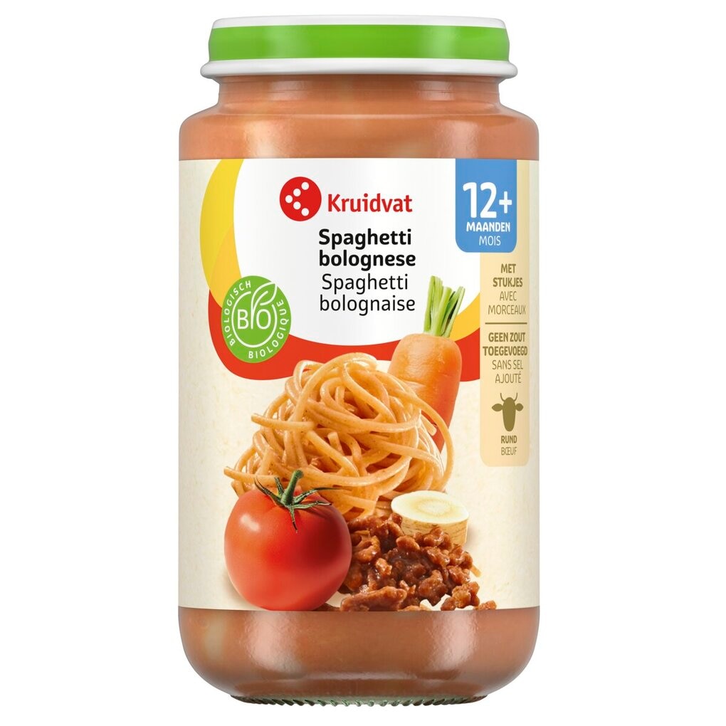 Kruidvat 12+M Bio Spaghetti Bolognese Maaltijd