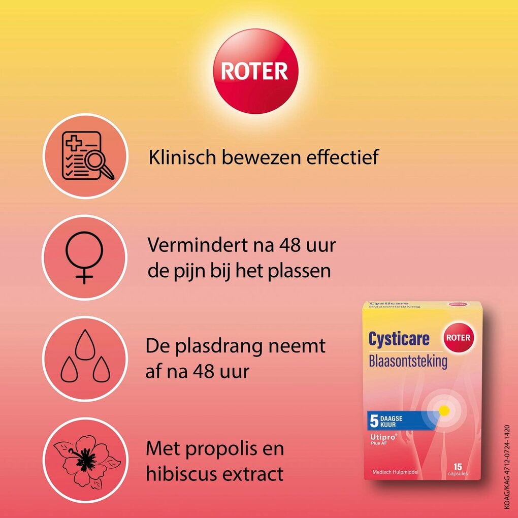 Roter Cysticare Tabletten