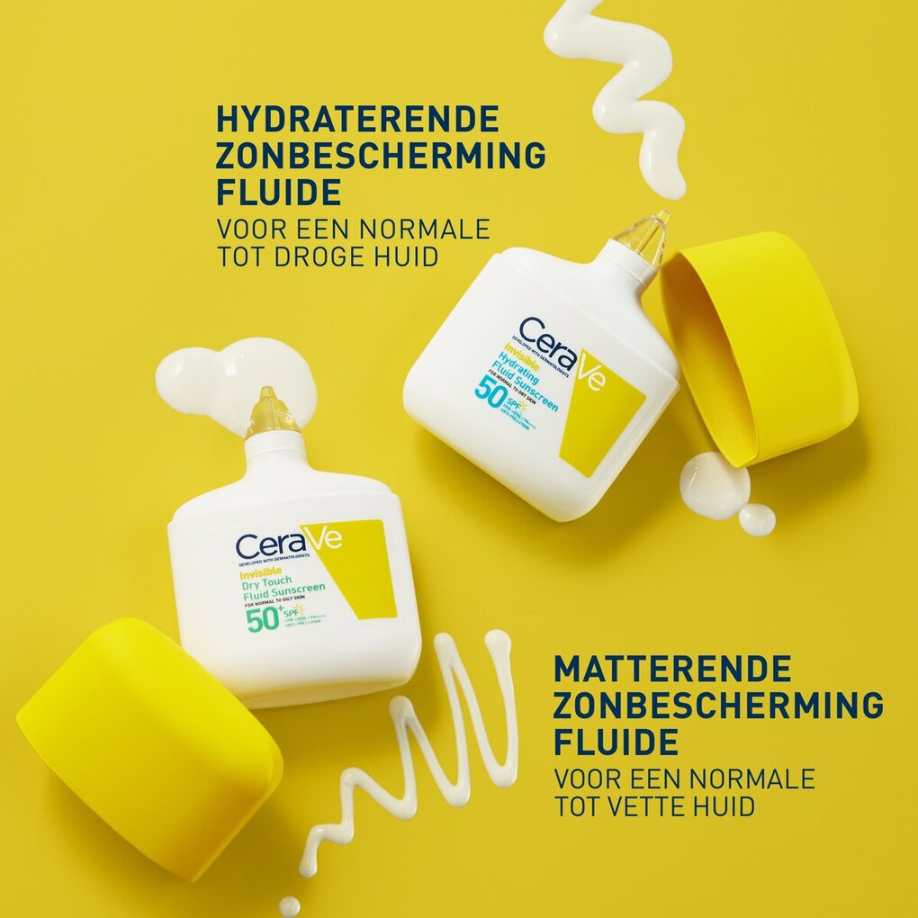CeraVe SPF50 Invisible Hydrating Fluid Sunscreen