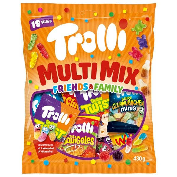 Trolli Friends & Family Multi Mix Uitdeelzakjes
