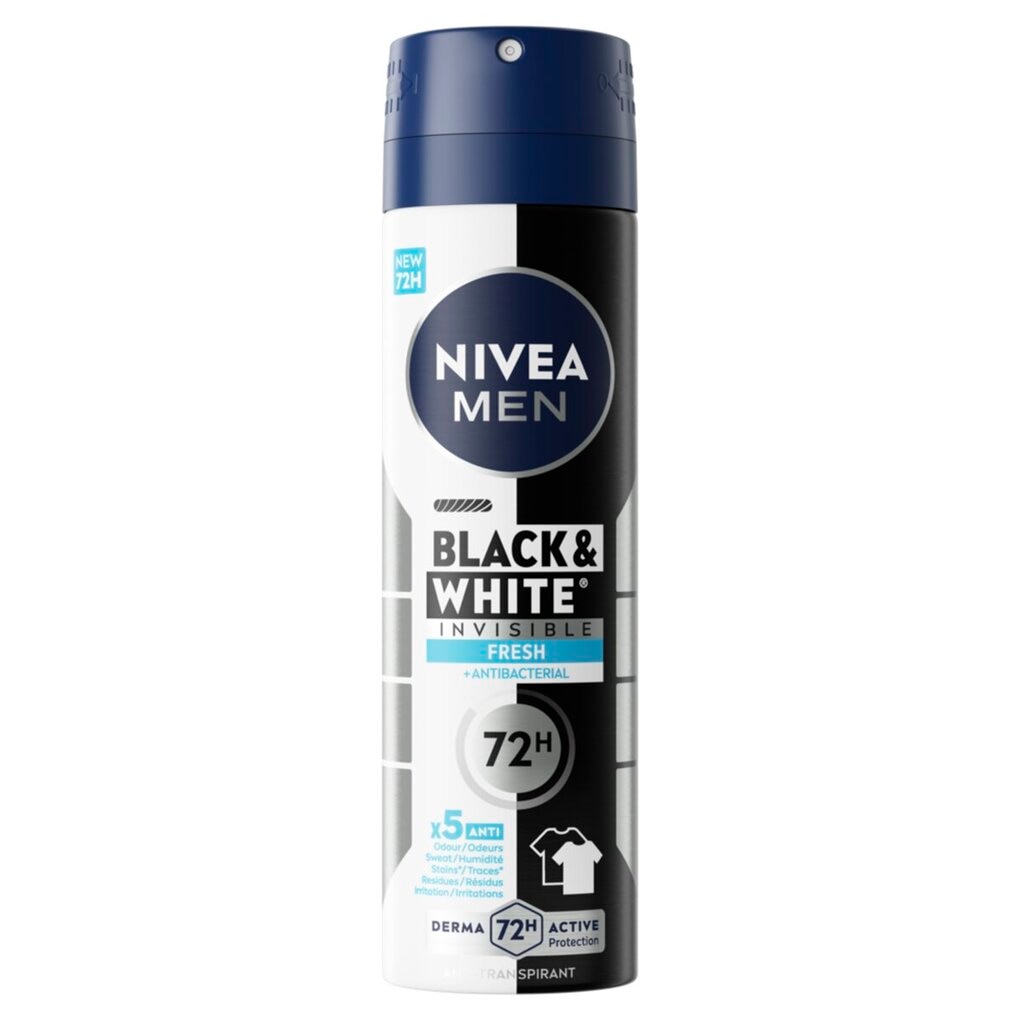 NIVEA Men Black & White Invisible Fresh Antitranspirant Spray