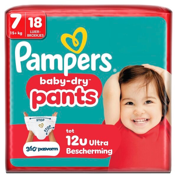 Pampers Baby-Dry Pants Maat 7 Luierbroekjes