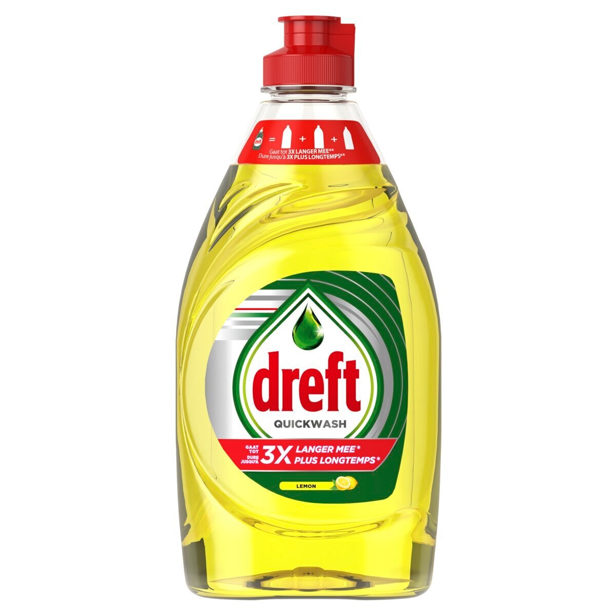 Afbeelding van Dreft Platinum Quickwash Lemon Afwasmiddel - 350ml