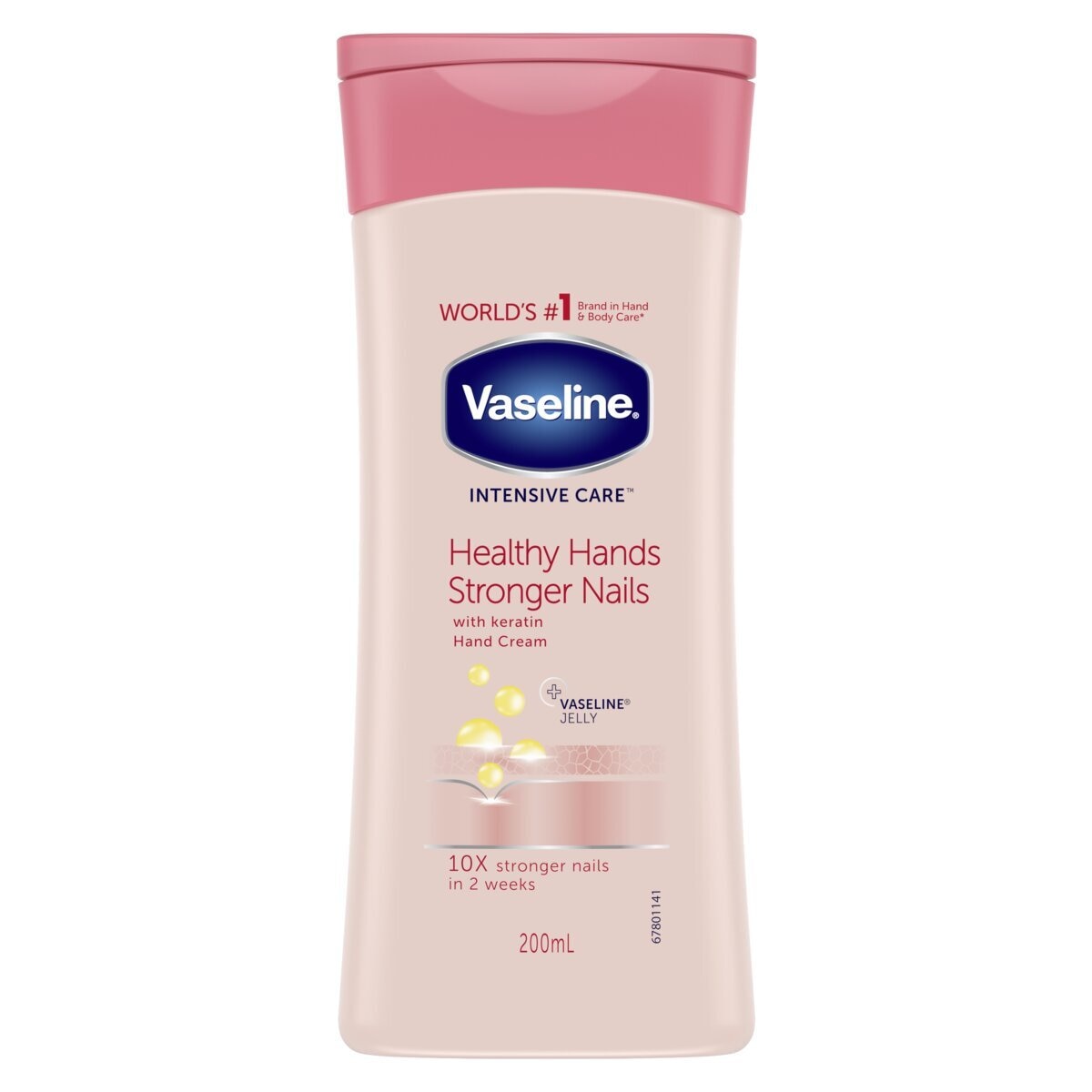 Afbeelding van Vaseline Healthy Hands&Stronger Nails Handcreme - 200ml