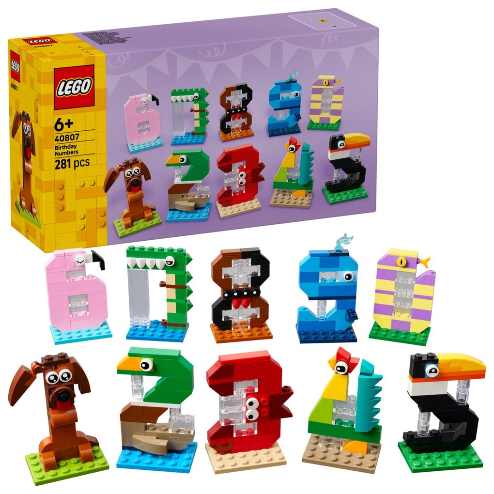 LEGO 40807 Verjaardagscijfers