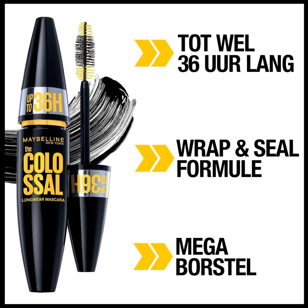 Maybelline New York The Colossal 36H Longwear Waterproof Mascara