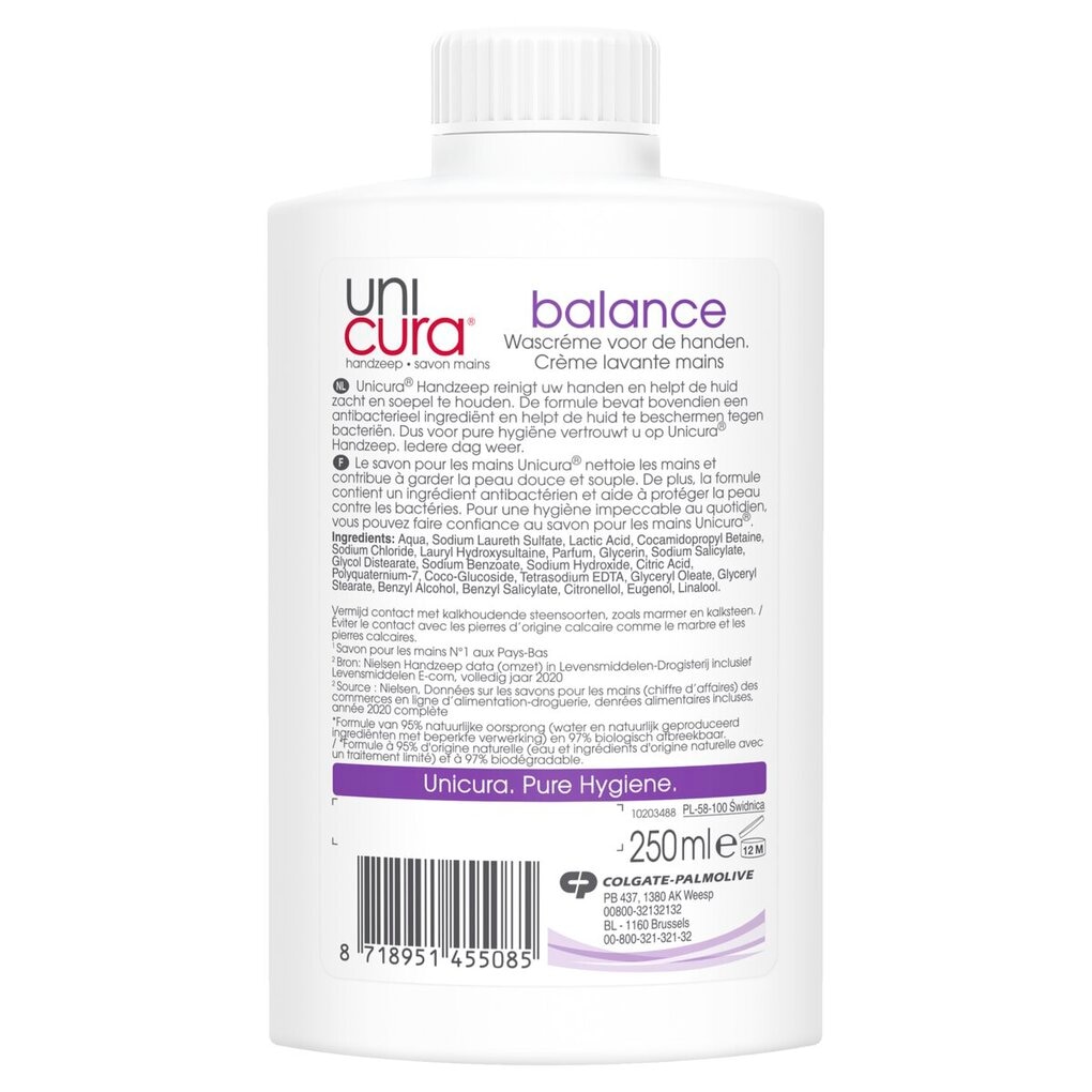 Unicura Balance Antibacteriële Handzeep Navulling