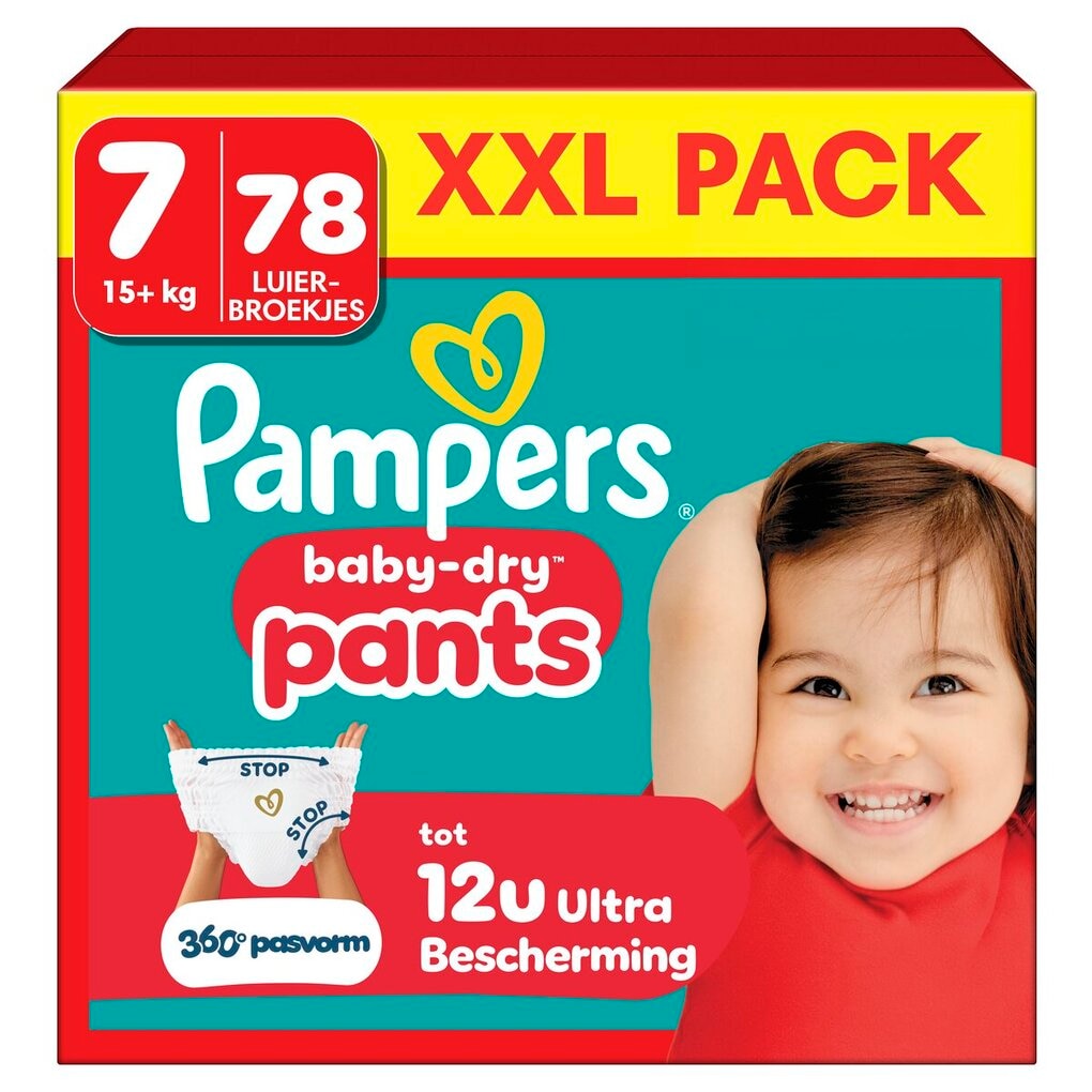Pampers Baby-Dry Pants Maat 7 Luierbroekjes