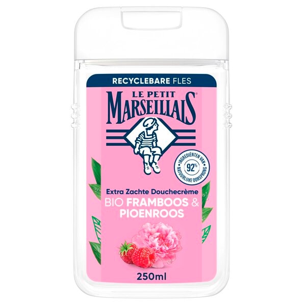 Le Petit Marseillais Extra Doux Framboos & Pioenroos Douchecrème