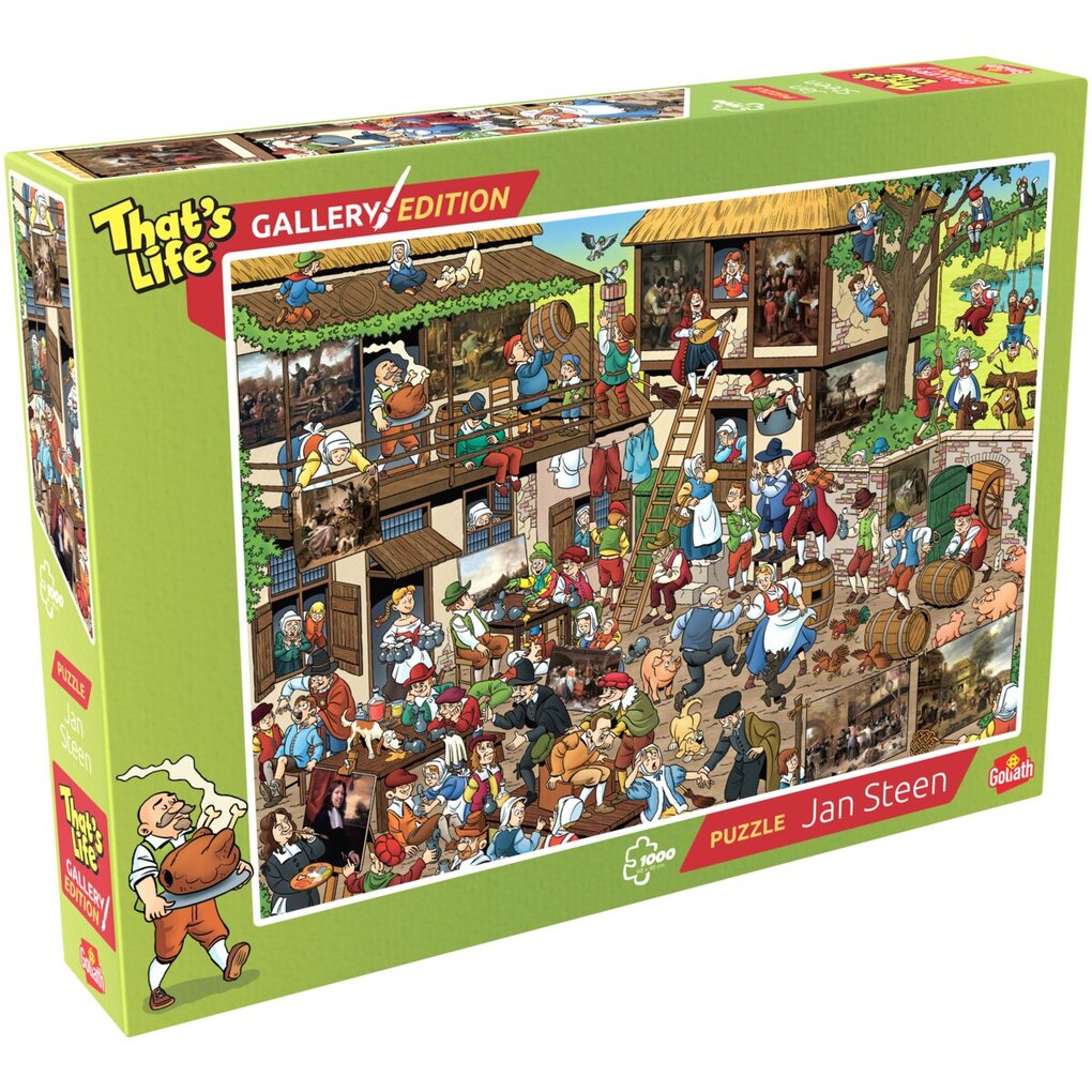 Goliath That's Life Gallery Edition Jan Steen Puzzel
