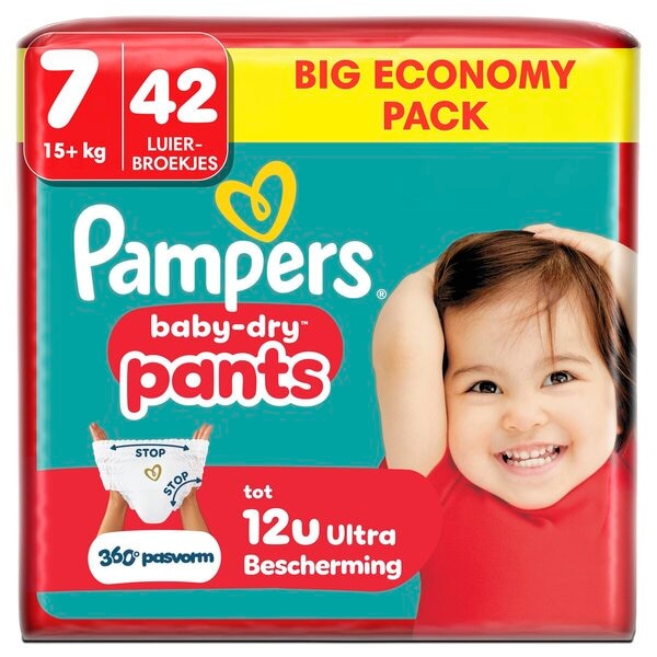 Pampers Baby-Dry Pants Maat 7 Luierbroekjes