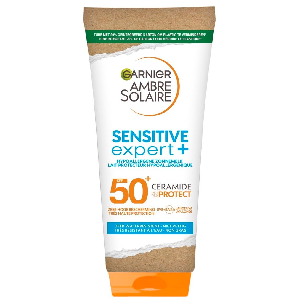 Garnier Ambre Solaire Sensitive Expert+ SPF50+ Hypoallergene Zonnebrandmelk