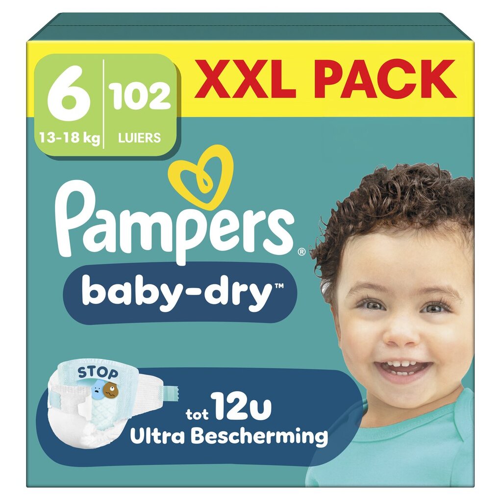 Pampers Baby-Dry Maat 6 Luiers