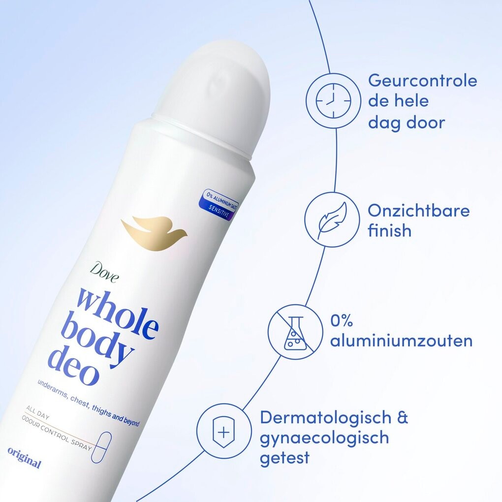 Dove Whole Body Deo Original Deodorant Spray