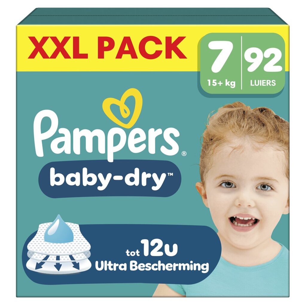 Pampers Baby-Dry Maat 7 Luiers