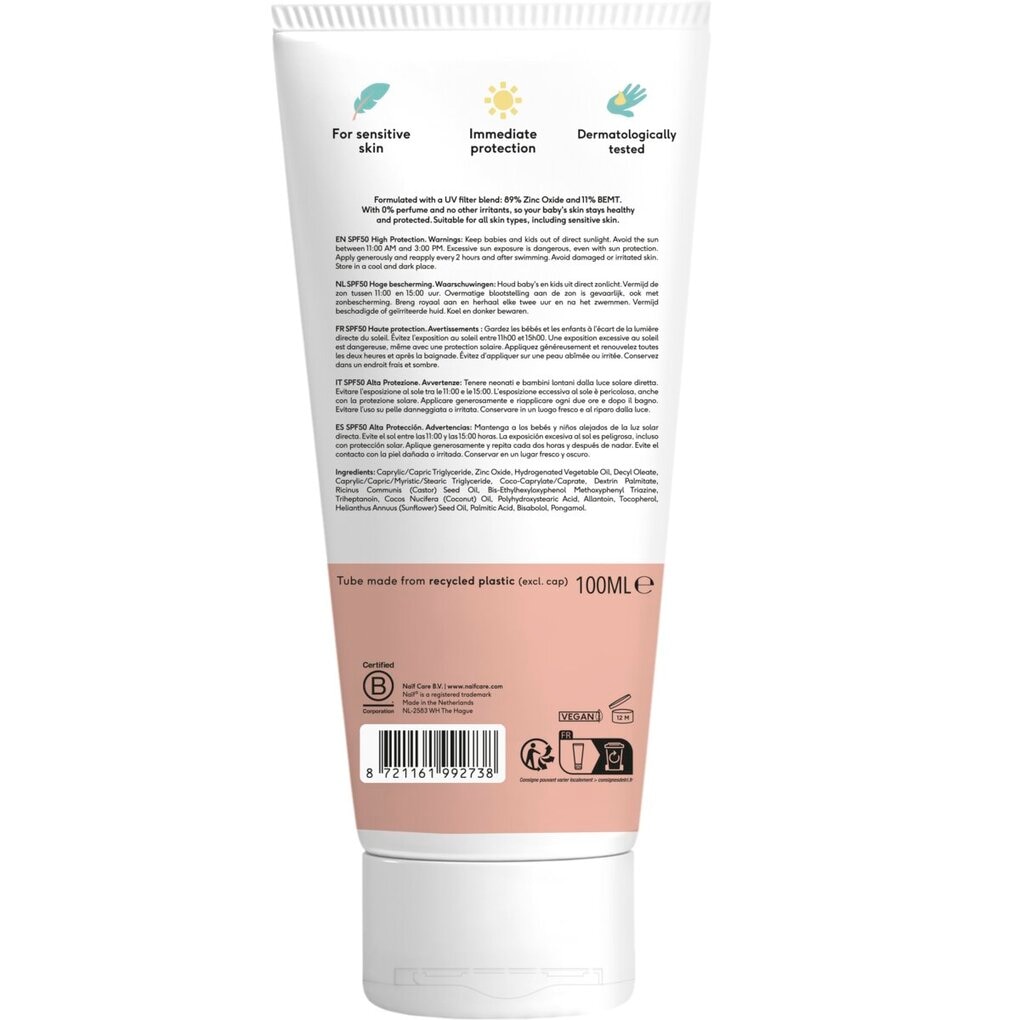 Naïf Baby & Kids Mineral Sunscreen SPF50 Zonnecrème