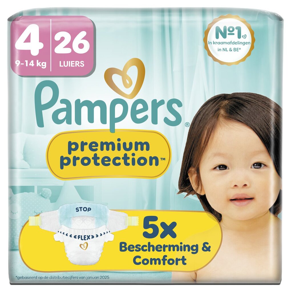 Pampers Premium Protection Maat 4 Luiers