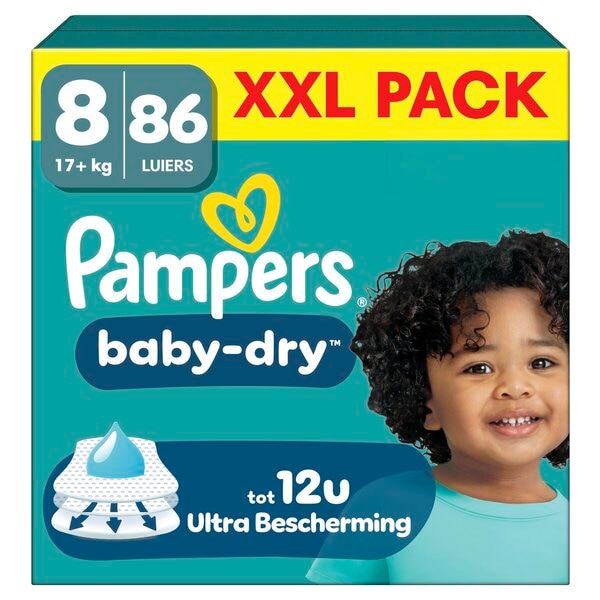 Pampers Baby-Dry Maat 8 Luiers