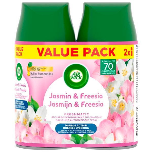 Air Wick Pure Fresh Jasmijn en Witte Bloemen Luchtverfrisser Navulling
