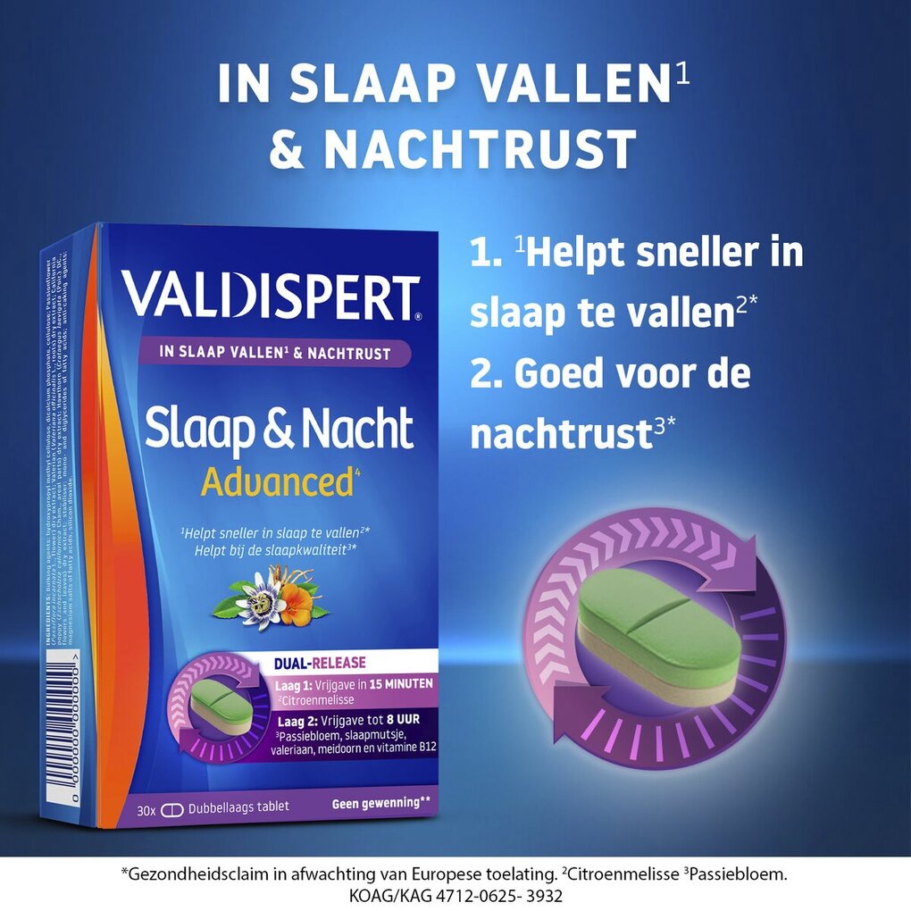 Valdispert Slaap & Nacht Advanced Tabletten