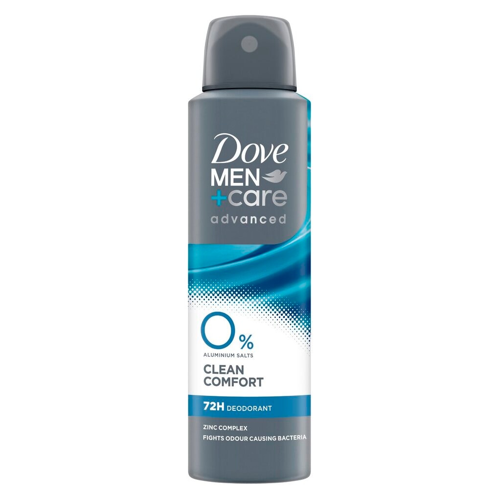 Dove Men+Care Advanced 0% Clean Comfort Deodorant Spray