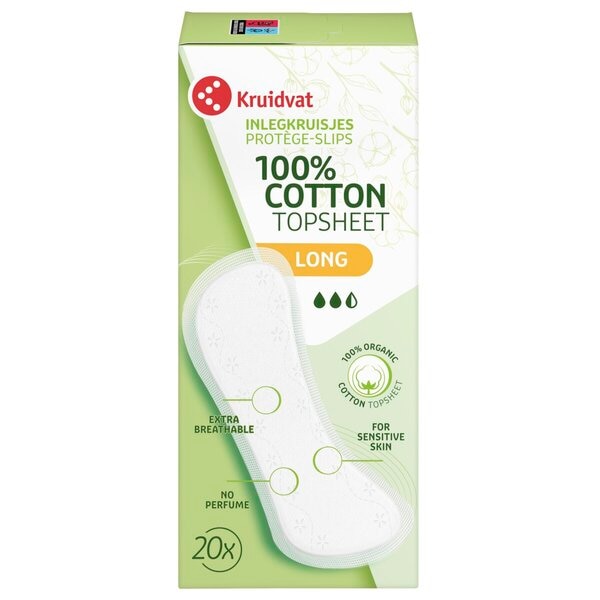Kruidvat 100% Cotton Long Inlegkruisjes