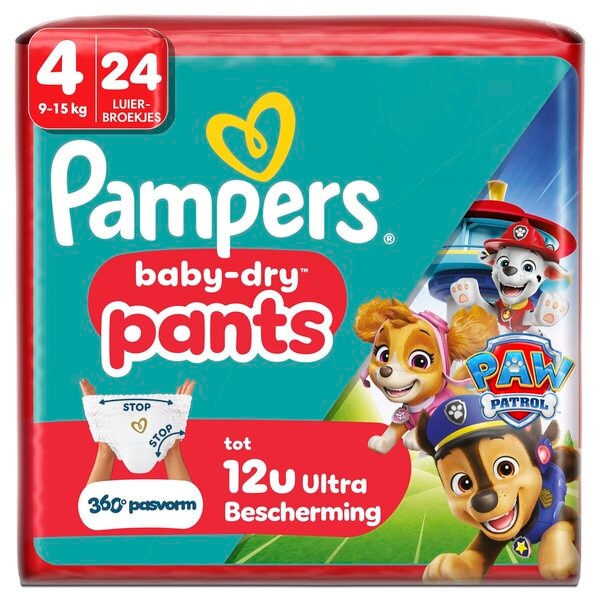 Pampers Baby-Dry Paw Patrol Pants Maat 4 Luierbroekjes