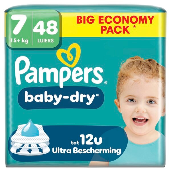 Pampers Baby-Dry Maat 7 Luiers