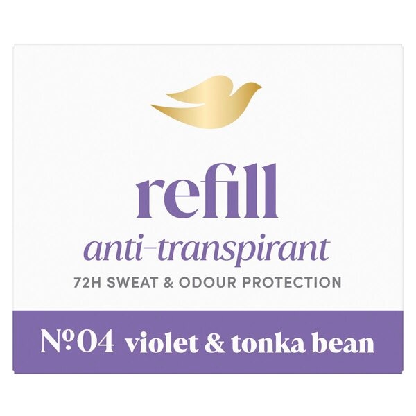 Dove No.4 Violet & Tonka Bean Antitranspirant Deodorant Navulling
