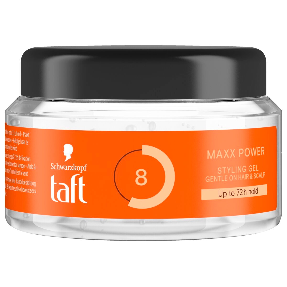 Afbeelding van Taft Men Maxx Power Hold 8 Haargel - 250ml