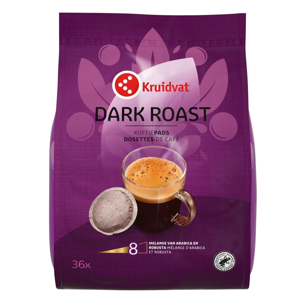 Kruidvat Dark Roast Koffiepads