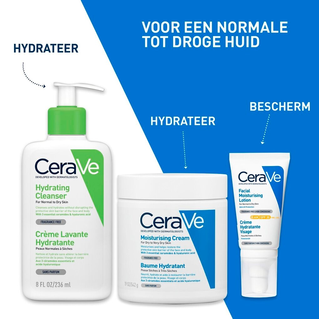 CeraVe SPF30 Hydraterende Gezichtscrème