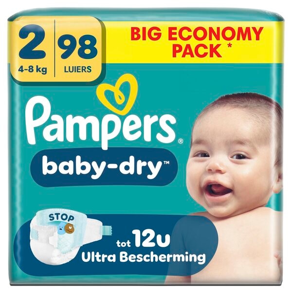 Pampers Baby-Dry Maat 2 Luiers