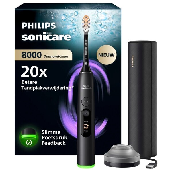 Philips Sonicare DiamondClean 8000 HX8410/12 Elektrische Tandenborstel