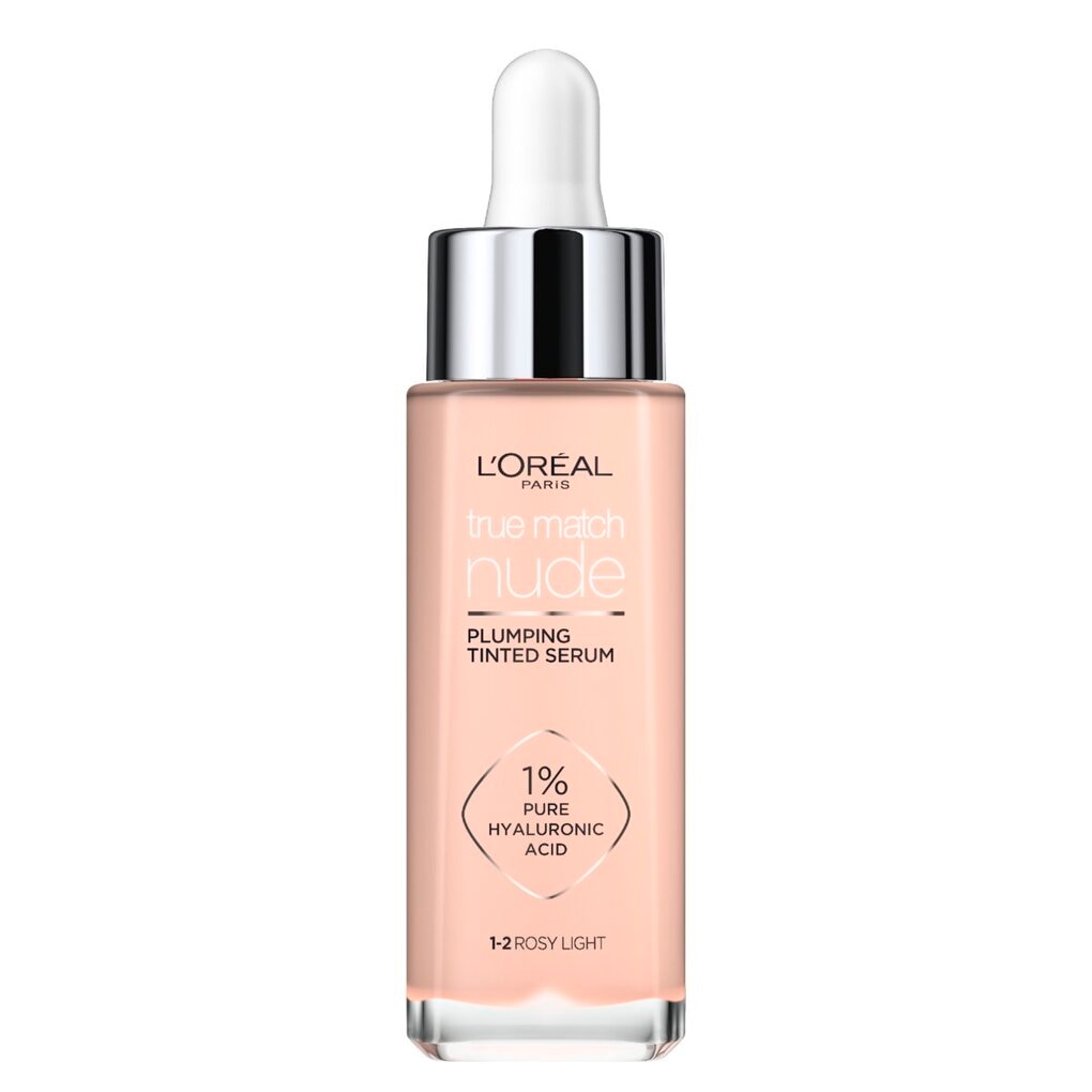 L'Oréal Paris True Match Nude 1-2 Rosy Light Plumping Tinted Serum