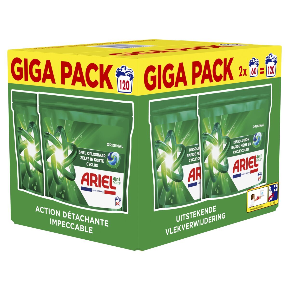 Afbeelding van Ariel Original Pods - 120 capsules