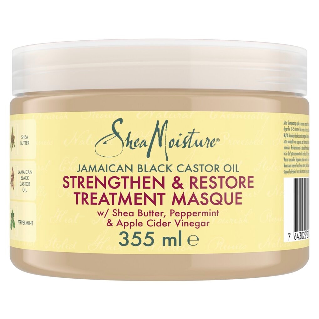 SheaMoisture Jamaican Black Castor Oil Strenghten & Restore Treatement Masker