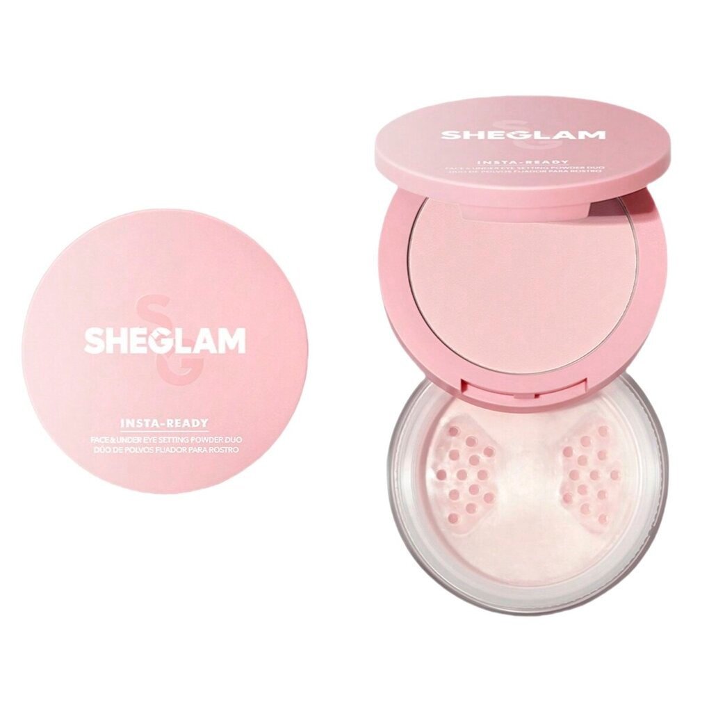 Sheglam Insta-Ready Bubblegum Face & Under Eye Setting Powder Duo Sheglam Insta-Ready Bubblegum Face & Under Eye Setting Powder Duo