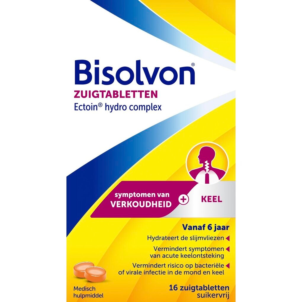 Bisolvon Ectoin Hydro Complex Zuigtabletten