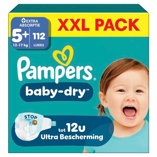 Pampers Baby-Dry Maat 5+ Luiers
