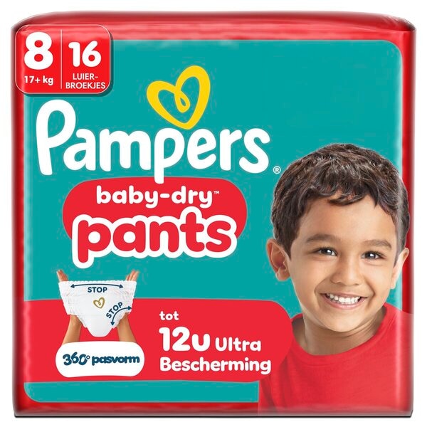 Pampers Baby-Dry Pants Maat 8 Luierbroekjes